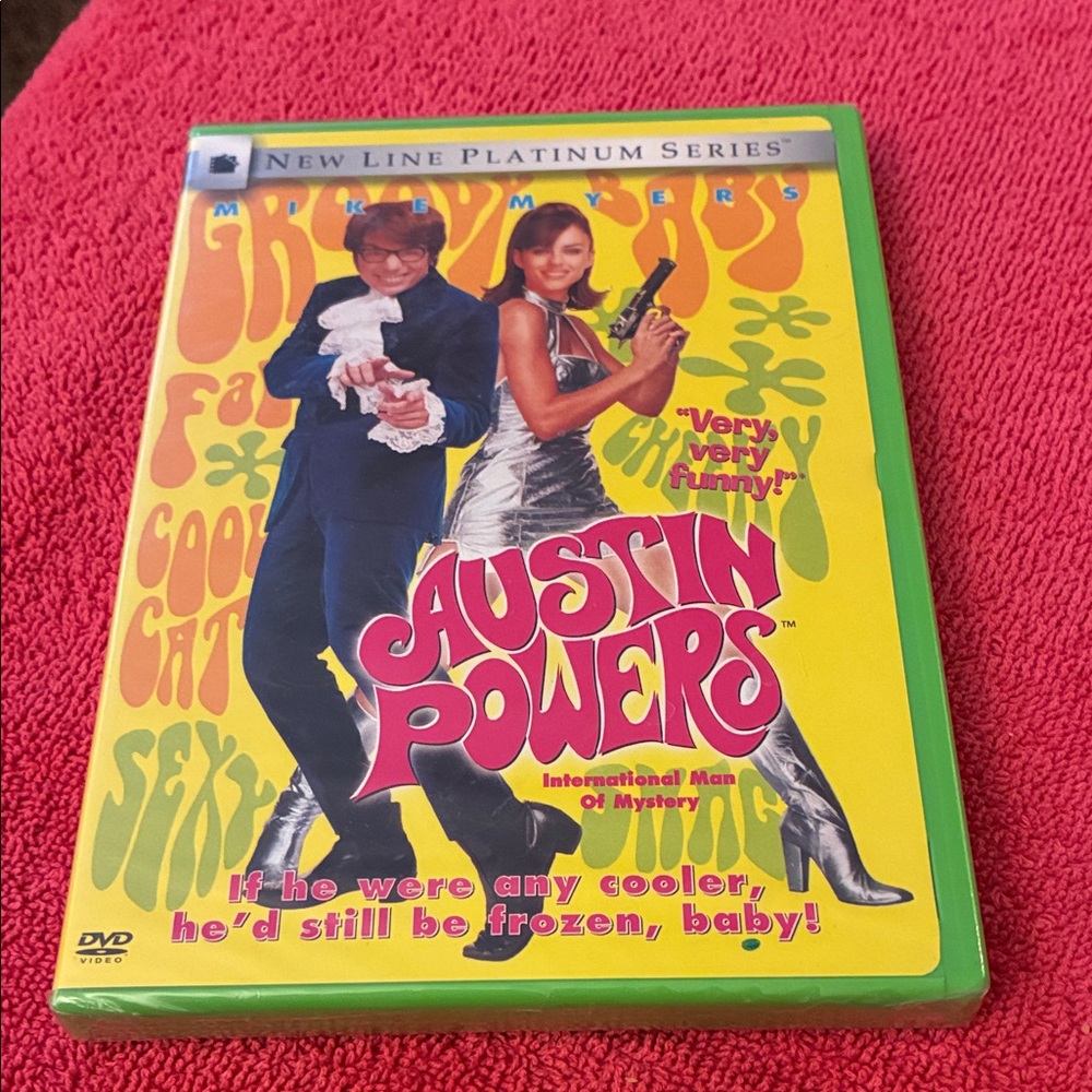 Austin Powers DVD - Green Case